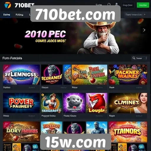 Análise dos jogos disponíveis no 710bet.com