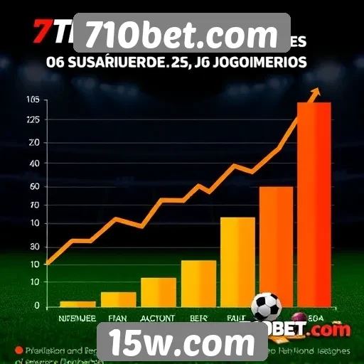 Estatísticas de crescimento de usuários em 710bet.com